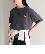 【GEVACO/ゲバコ】別注レディースヘンリーネックTシャツ