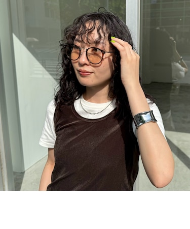 調光レンズメタルテンプルセルメガネ