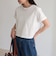 シルケットスムースクロップドTシャツ