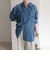 とろみデニムオーバーシャツ