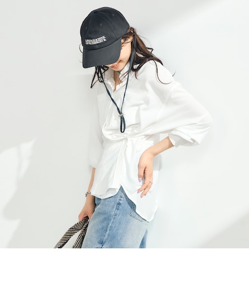 とろみカシュクールシャツ