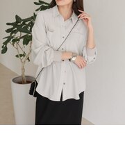 とろみカシュクールシャツ