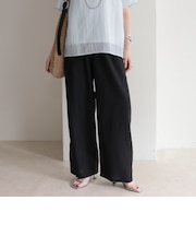 【接触冷感】ドライタンブラーセミワイドイージーパンツ