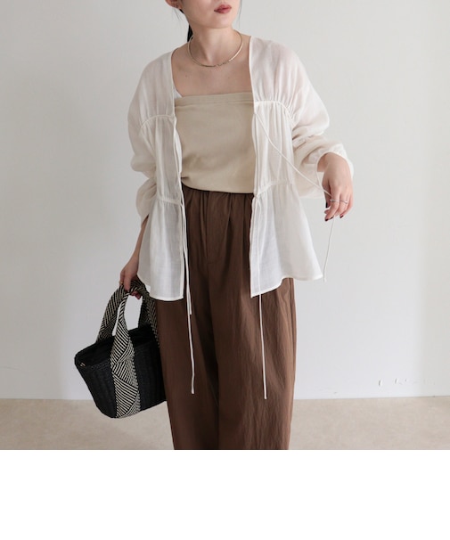 ラスターラミーカルゼブラウス