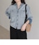 シアーデニムクロップドシャツ