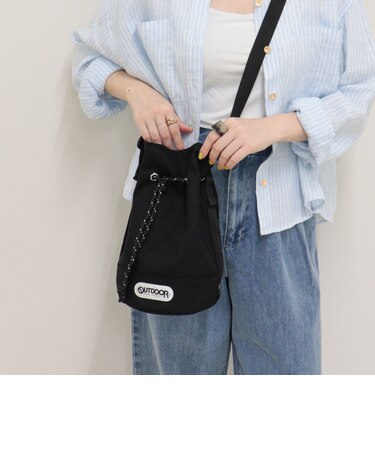 【OUTDOOR PRODUCTS】 バイカラードロスト巾着ショルダー