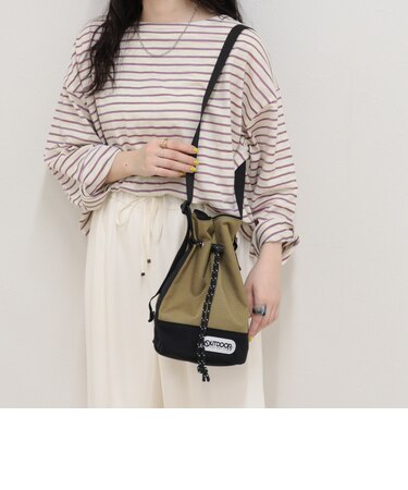【OUTDOOR PRODUCTS】 バイカラードロスト巾着ショルダー