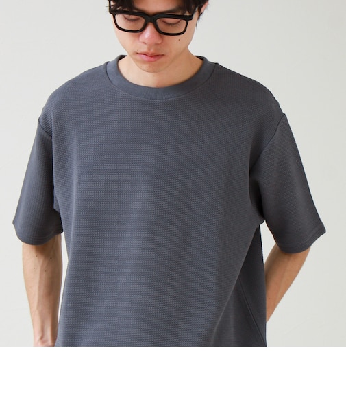 【立体感素材】フクレジャガード 半袖Tシャツ