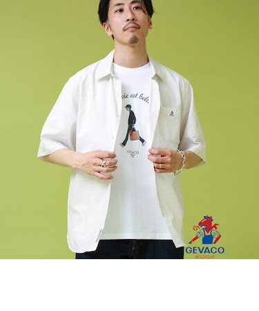 【GEVACO/ゲバコ】レギュラーカラー半袖シャツ