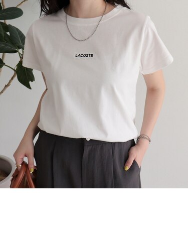 【LACOSTE／ラコステ】ロゴ入り半袖Tシャツ