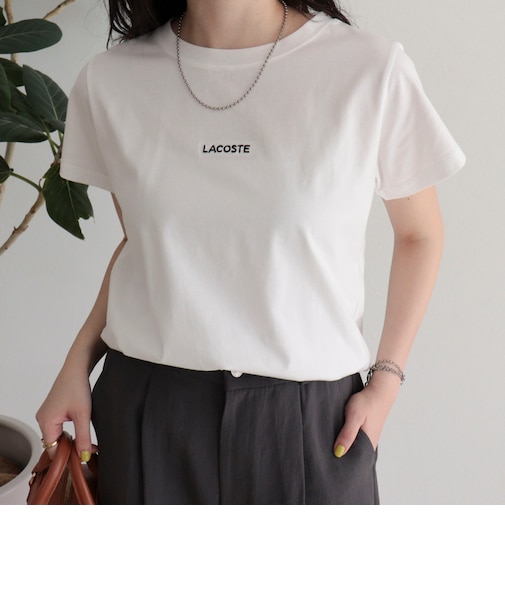 【LACOSTE／ラコステ】ロゴ入り半袖Tシャツ
