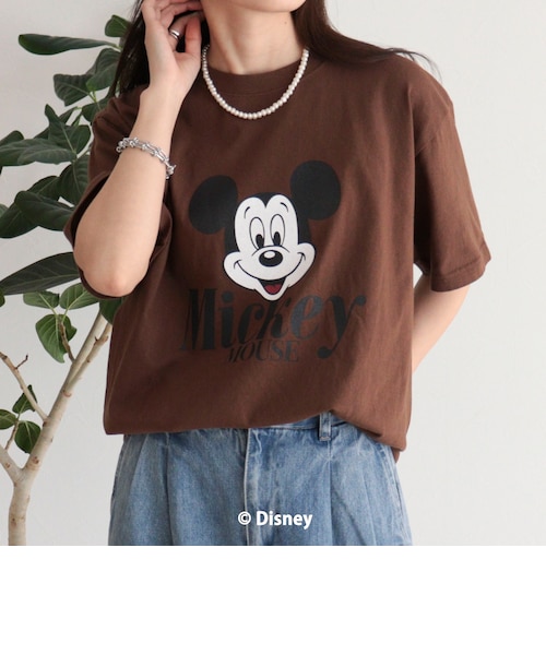 Tシャツ(半袖/袖なし) 24karats Mickey Tee Next：日本 ホワイト プリント - Mickey Mouse 半袖 Tシャツ（3か月～8