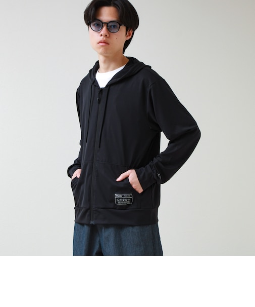【TAION/タイオン】UV DRY RASH GUARD ZIP PK