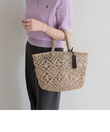 【BAGMATI/バグマティ】柄編みアバカトート