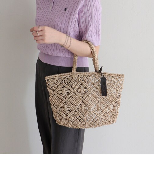 【BAGMATI/バグマティ】柄編みアバカトート