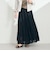 COTTONマチ付きギャザースカート