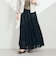 COTTONマチ付きギャザースカート
