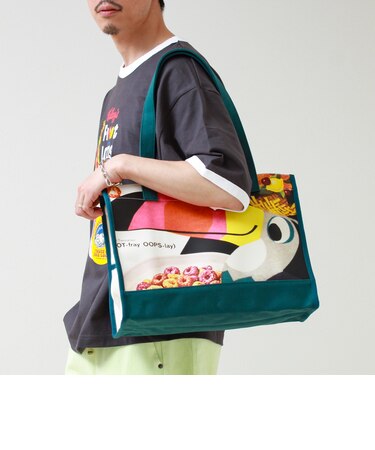 FTL VINTAGE Kelloggs Package print canvas bag
