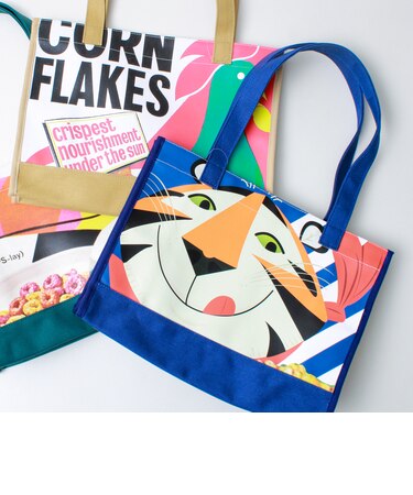 FTL VINTAGE Kelloggs Package print canvas bag