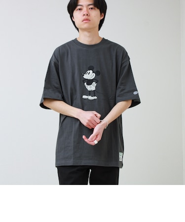【DISCUS】Disney ミッキープリントTシャツ