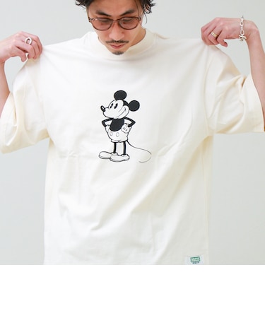 【DISCUS】Disney ミッキープリントTシャツ