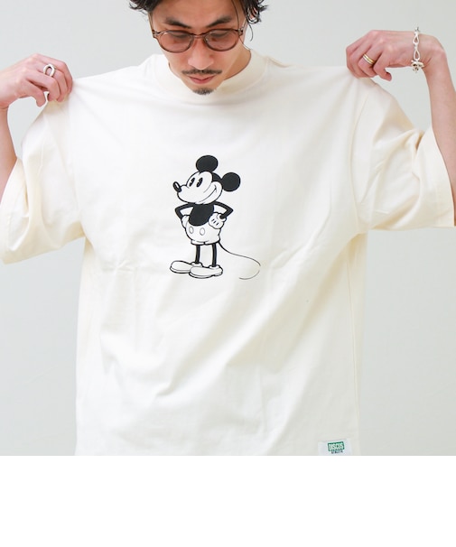 【DISCUS】Disney ミッキープリントTシャツ