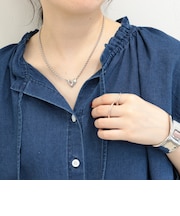 ハートフックステンレスネックレス