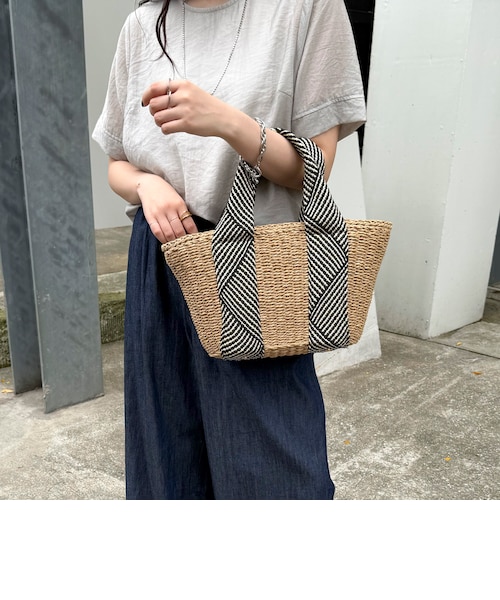 TARANGO: ハーフ ラウンド カゴ バッグ｜シップスの通販｜&mall