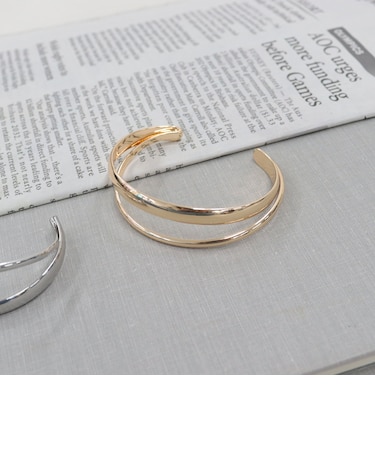 ダブルラインバングル