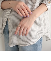 アンティーク調デザインセットリング