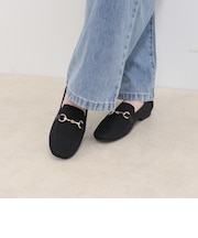 撥水ニットビットローファー