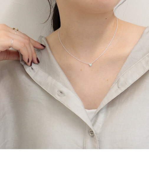 プチハートカラーエポネックレス