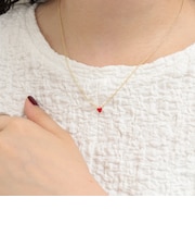 プチハートカラーエポネックレス