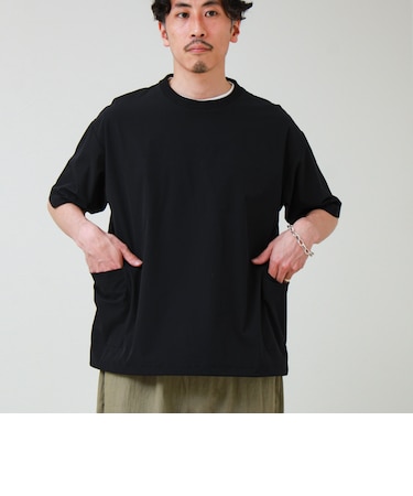 【接触冷感/セットアップ着用可能】SoftCool サイドポケットTシャツ