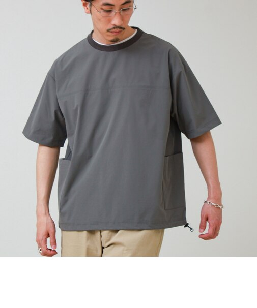 【接触冷感/セットアップ着用可能】SoftCool サイドポケットTシャツ