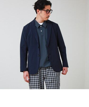 【COOLMAX/セットアップ着用可能】ポリトロテーラードジャケット