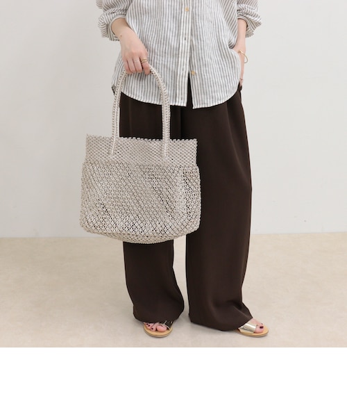 BAGMATI/バグマティ】ラメコードメッシュトートバッグ｜フレディ