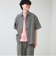 【JACKPURCELL/ジャックパーセル】コットンパナマ半袖シャツ