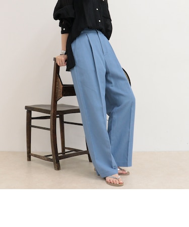 ハイブリッドリネンタックスラックス