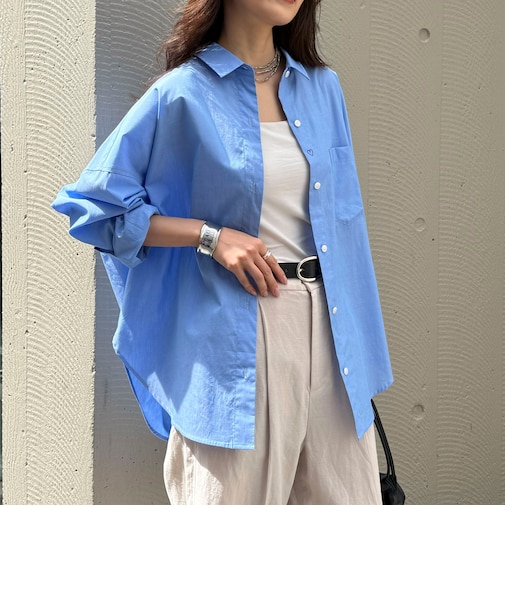 汗染み軽減加工COTTONオーバーシャツ