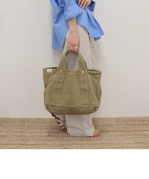 【TRIFFER/トリファー】カラーコットントートバッグ