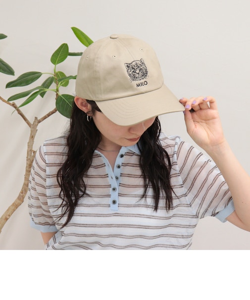 キャット刺しゅうキャップ