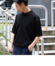 【ラクなのに上品】コットンタッチリラックスポロ