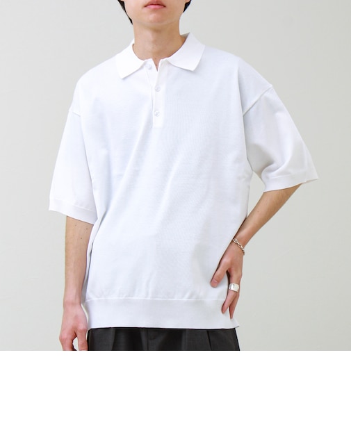 【ラクなのに上品】コットンタッチリラックスポロ