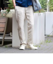 【リネン100％/夏の定番】リネンイージーパンツ