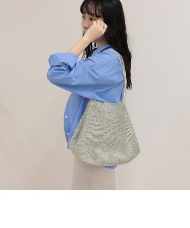 【BAGMATI/バグマティ】ラメコードフレアトートバッグ