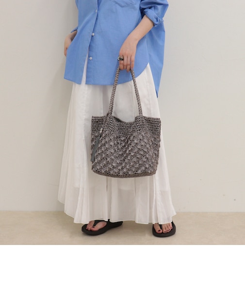 メタルコードタッセルトートバッグ