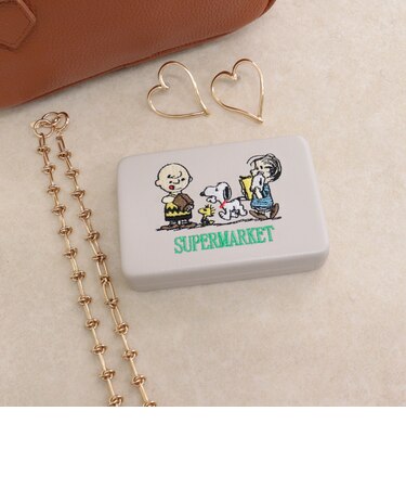 【PEANUTS/ピーナッツ】スクエアミラーケース