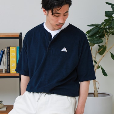 【GEVACO/ゲバコ】パイルヘンリーネックＴシャツ