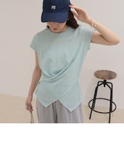 ニットソーカシュクールプルオーバー